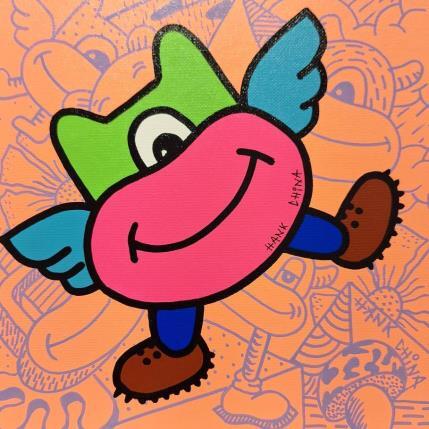 Painting Kerouac six by Hank China | Painting Pop-art Acrylic, Posca Pop icons