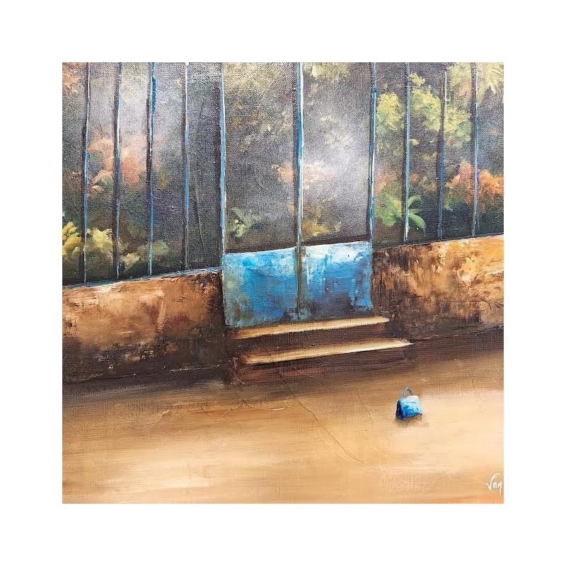 Peinture Tôt ou tard par Vinnie | Tableau Figuratif Scènes de vie Huile