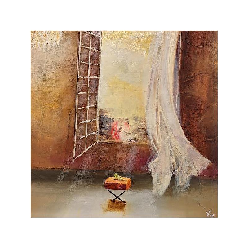 Peinture Enfin libre par Vinnie | Tableau Figuratif Scènes de vie Huile