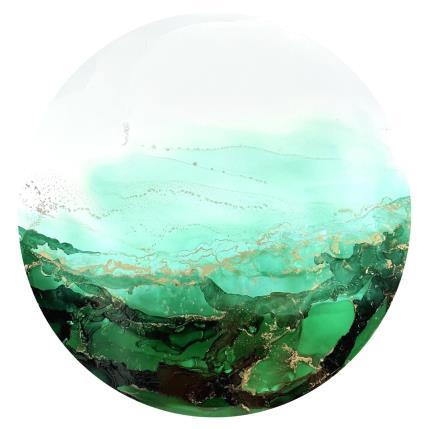 Painting 1446 Poésie Végétale  by Depaire Silvia | Painting Abstract Acrylic Landscapes, Minimalist, Nature
