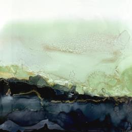 Painting 1123 Poésie Céladon  by Depaire Silvia | Painting Abstract Acrylic Landscapes, Minimalist, Nature
