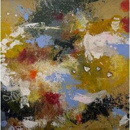 Peinture Selva par Jiménez Conesa Francisco | Tableau Abstrait Acrylique, Fusain