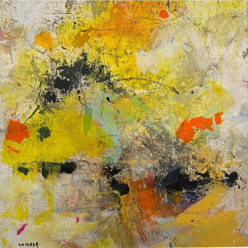 Painting Luz by Jiménez Conesa Francisco | Painting Abstract Acrylic Charcoal