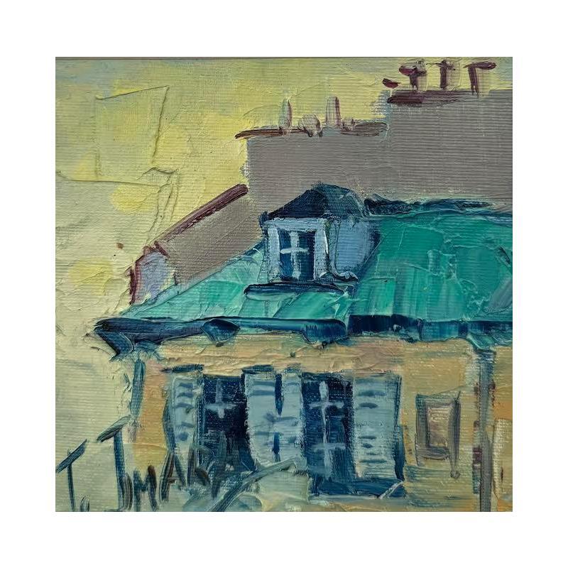 Peinture Una buardilla de Montmartre par Jmara Tatiana | Tableau Figuratif Huile