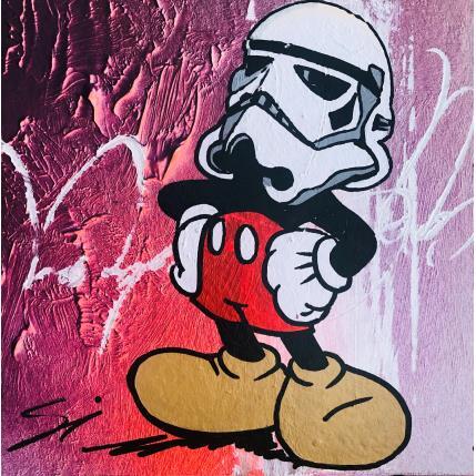 Peinture STAR WARS MICKEY par Mestres Sergi | Tableau Pop-art Acrylique, Graffiti Icones Pop