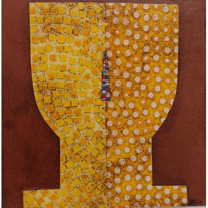 Painting Flat Head 9 by Ortiz Gustavo | Painting Raw art Acrylic, Gluing Pop icons