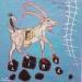 Painting Haute altitude  by Colin Sylvie | Painting Raw art Animals Acrylic Gluing Pastel
