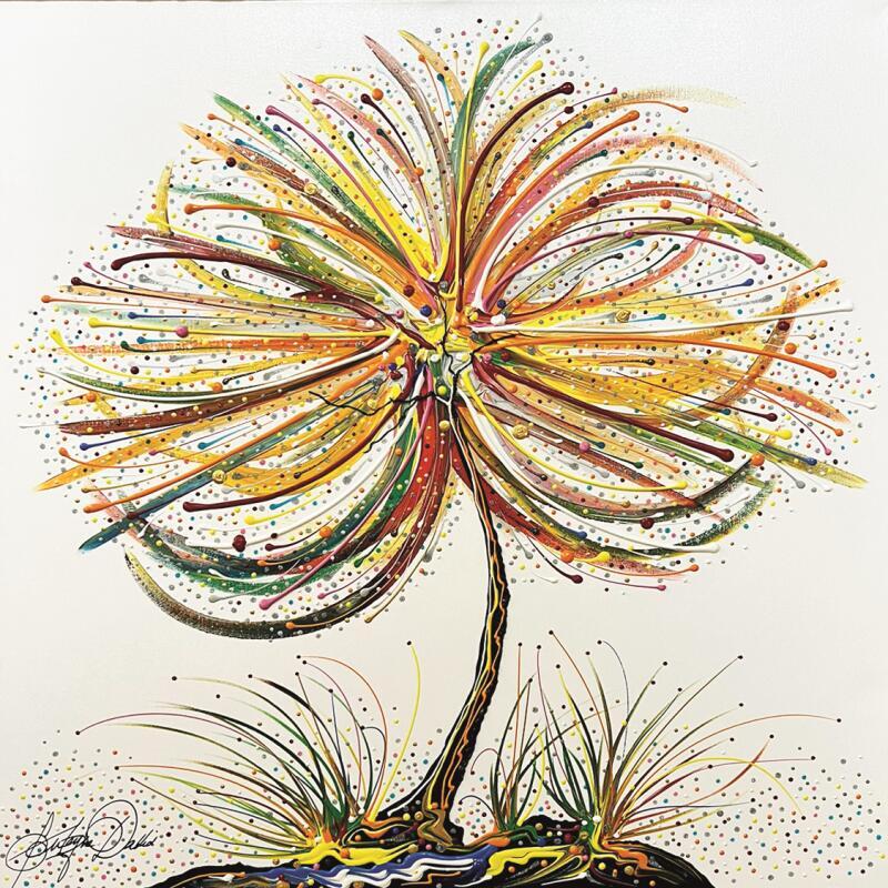 Painting Un ange a Montréal by Fonteyne David | Painting Figurative Acrylic