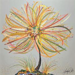 Painting Le coeur de Montréal by Fonteyne David | Painting Figurative Acrylic