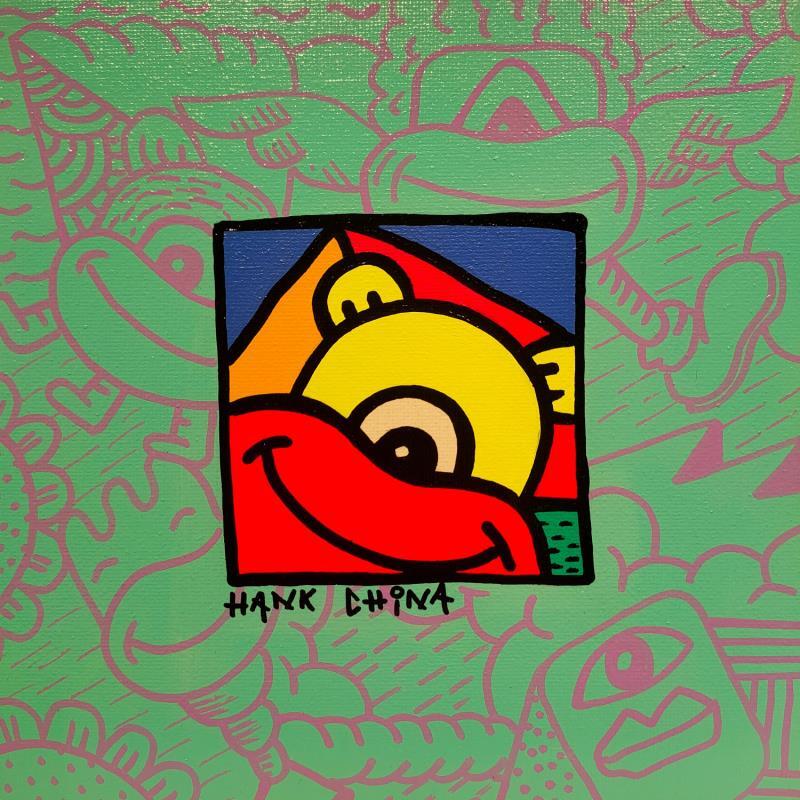Painting Wild Three by Hank China | Painting Pop-art Pop icons Acrylic Posca
