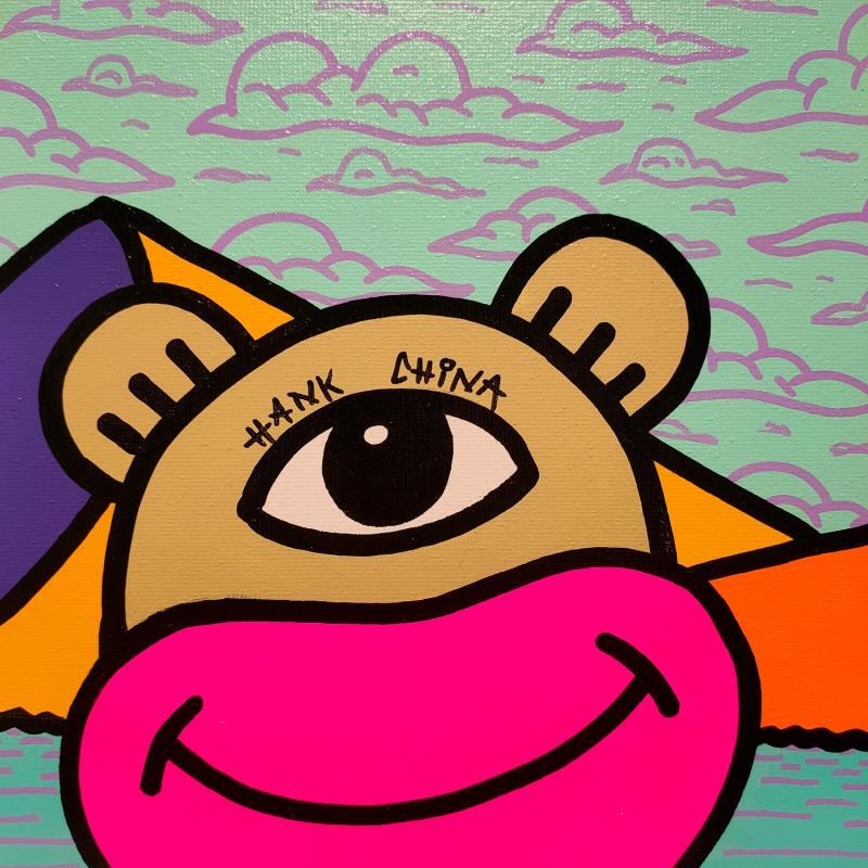 Painting Wild Five by Hank China | Painting Pop-art Pop icons Acrylic Posca