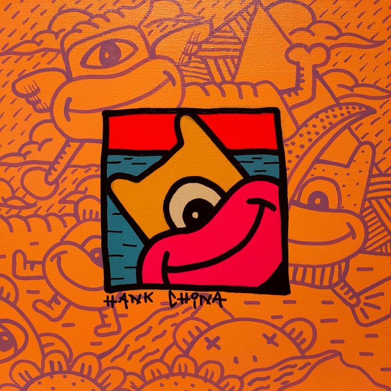 Gemälde Wild One von Hank China | Gemälde Pop-Art Pop-Ikonen Acryl Posca