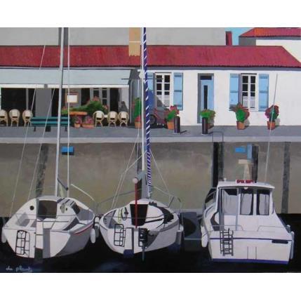 Pintura St Martin de Ré por Du Planty Anne | Pintura Figurativo Aceite Marine