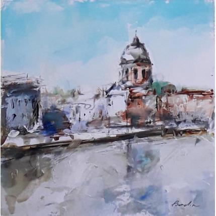 Painting le dome de la grave by Poumelin Richard | Painting Figurative Oil Landscapes, Life style, Nature, Pop icons