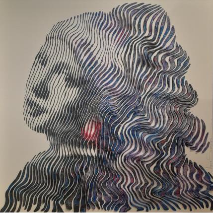 Peinture La jeune fille à la perle par Schroeder Virginie | Tableau Pop-art Acrylique Icones Pop