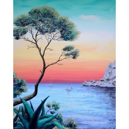 Pintura Doux rêves por Blandin Magali | Pintura Figurativo Aceite Marine, Paisajes