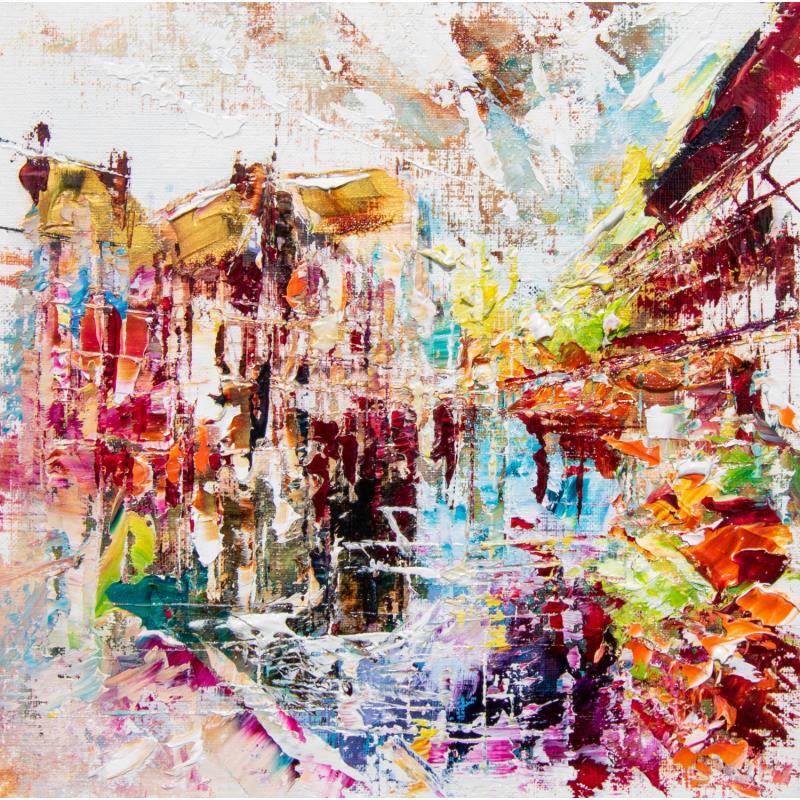 Painting Strasbourg La petite France by Reymond Pierre | Painting Figurative Landscapes Urban Oil