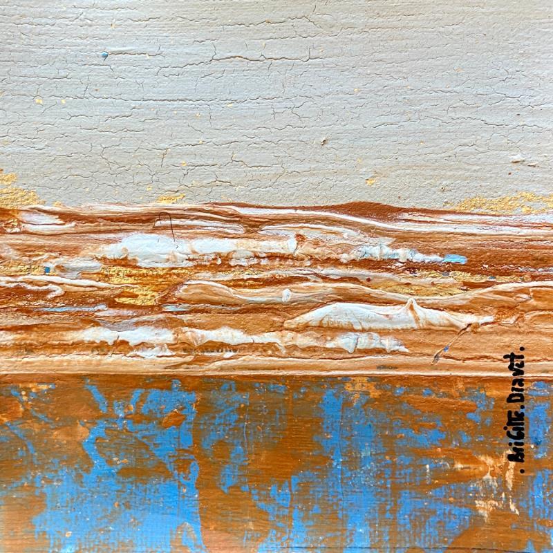 Peinture Imagine par Dravet Brigitte | Tableau Abstrait Nature Minimaliste Acrylique