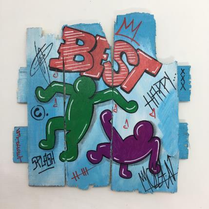 Peinture Splash par Molla Nathalie  | Tableau Pop-art Acrylique, Bois, Posca Icones Pop