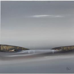 Painting Emotions marines 52 by Roussel Marie-Ange et Fanny | Painting Figurative Oil Marine, Minimalist