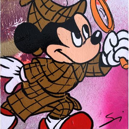 Gemälde Mickey holmes von Mestres Sergi | Gemälde Pop-Art Acryl, Graffiti Pop-Ikonen