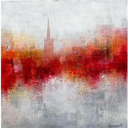 Peinture AFTERNOON par Coupette Steffi | Tableau Abstrait Acrylique Urbain