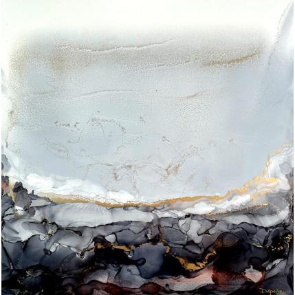 Peinture F4_ 1298  POESIE MINERALE par Depaire Silvia | Tableau Abstrait Acrylique Marine, Minimaliste, Paysages