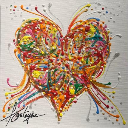 Painting Enfin l'Amour by Fonteyne David | Painting Figurative Acrylic Pop icons