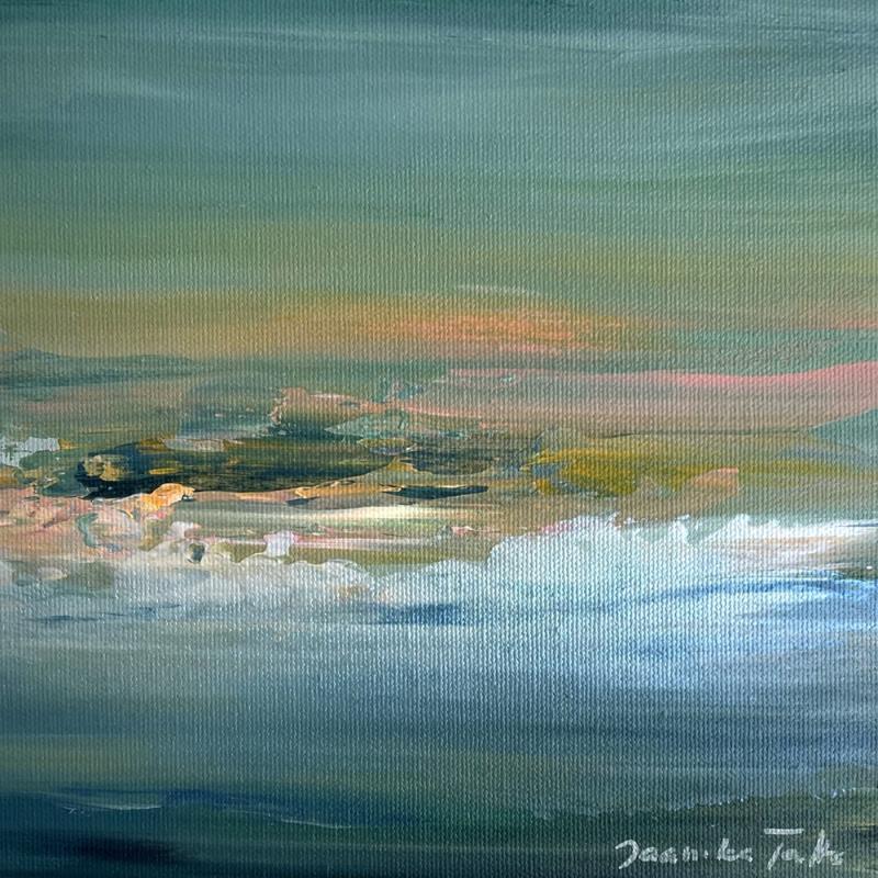 Peinture Dunes (iv) par Talts Jaanika | Tableau Abstrait Paysages Marine Nature Acrylique