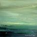 Painting Green Horizon by Talts Jaanika | Painting Abstract Landscapes Nature Acrylic