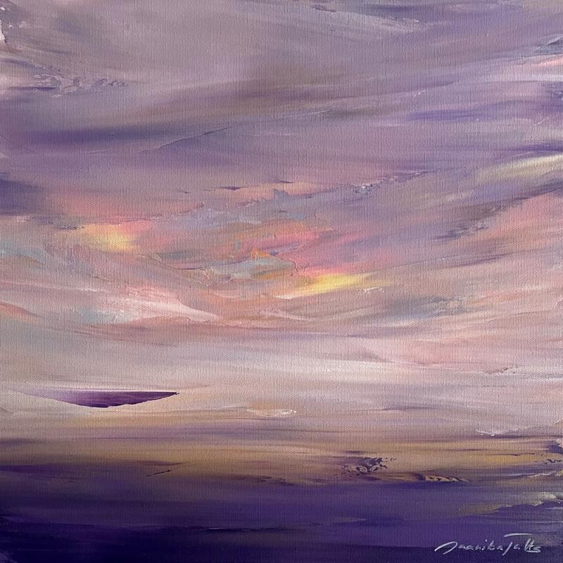 Gemälde Luminous (iii) von Talts Jaanika | Gemälde Abstrakt Landschaften Marine Natur Acryl