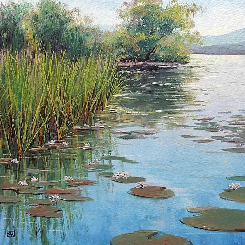 Painting Whispers of peace by Requena Elena | Painting Figurative Landscapes Nature Oil