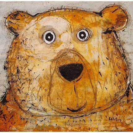 Peinture Bon homme !  par Maury Hervé | Tableau Art Singulier animaux