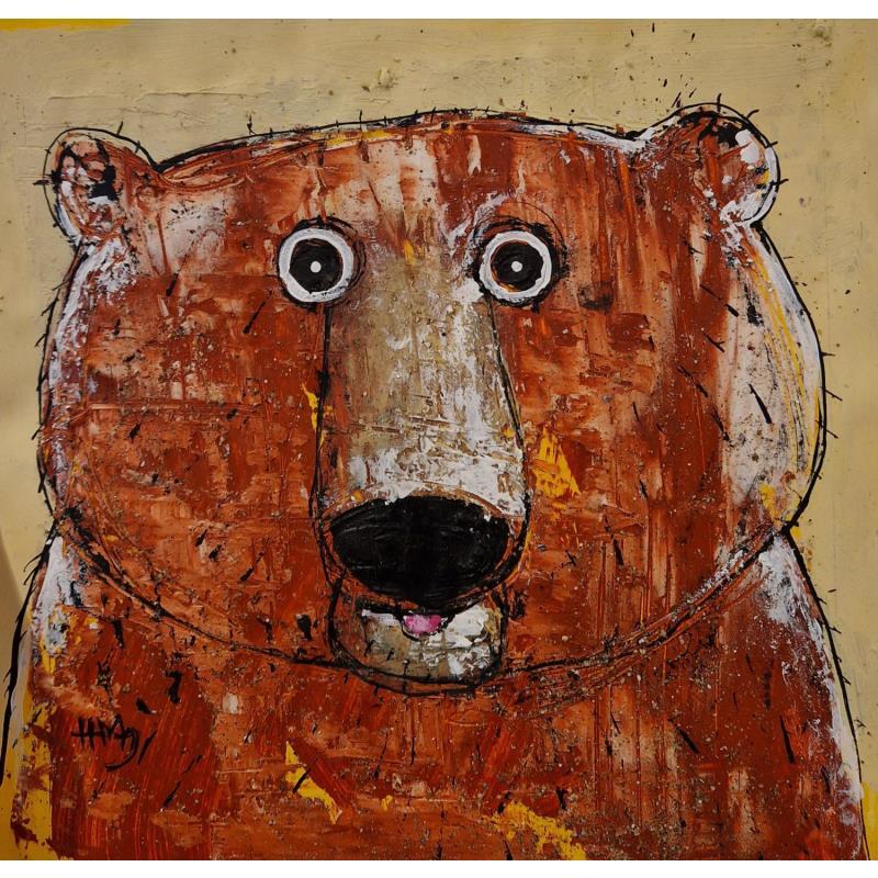 Painting Tout rond ! by Maury Hervé | Painting Raw art Animals