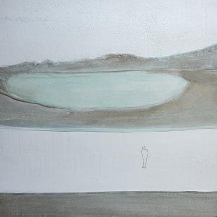 Painting En passant by Roma Gaia | Painting Abstract Minimalist