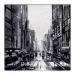 Gemälde NY black and white von Poumès Jérôme | Gemälde Figurativ Urban Acryl