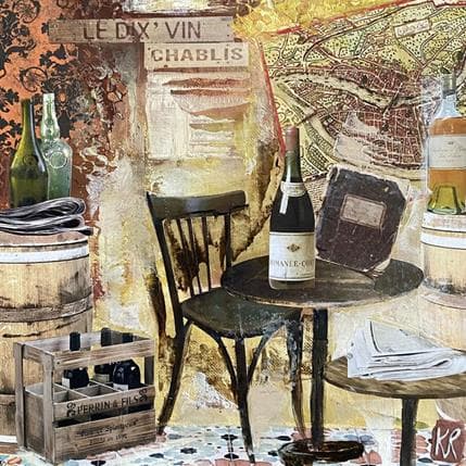 Peinture Chablis par Romanelli Karine | Tableau Figuratif scènes de vie