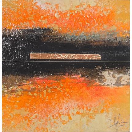 Peinture Abstraction #1729 par Hévin Christian | Tableau Abstrait Acrylique, Huile, Pastel Minimaliste
