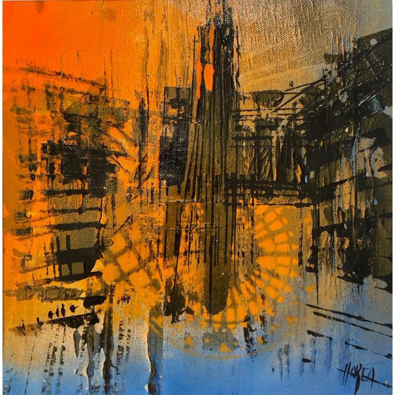 Painting Alsace Dream - Cathédrale de Strasbourg by Horea | Painting Figurative Urban Oil