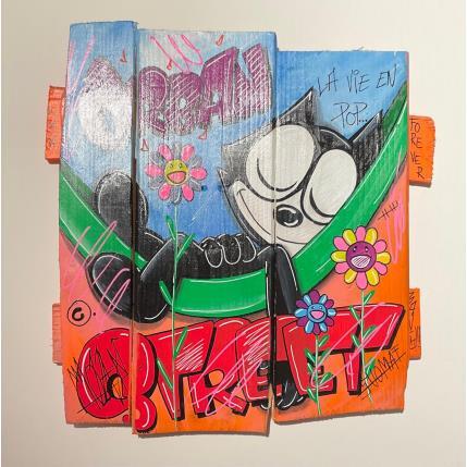 Peinture La vie en pop par Molla Nathalie  | Tableau Pop-art Acrylique, Posca Icones Pop