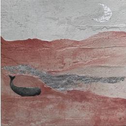 Peinture PROGETTO D'AMORE par Roma Gaia | Tableau Art naïf Acrylique, Sable Minimaliste