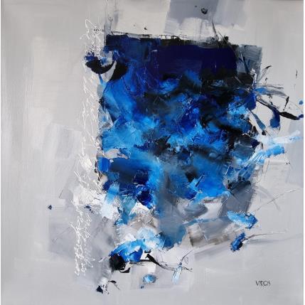 Peinture Signs of tomorrow par Virgis | Tableau Abstrait Huile minimaliste