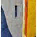 Peinture La porte bleue par Tomàs | Tableau Abstrait Urbain Huile