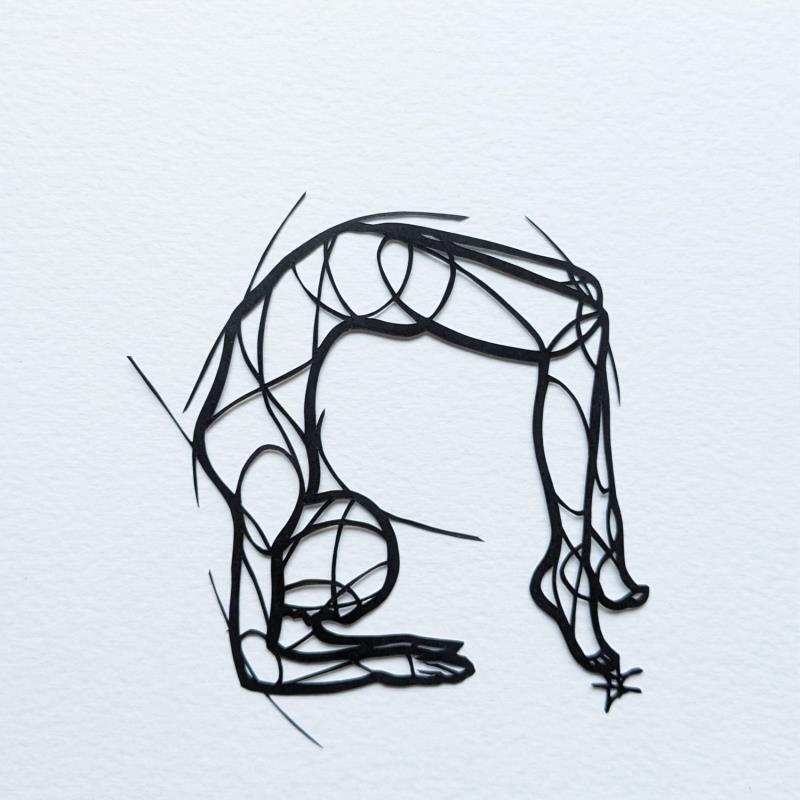 Painting Posture du Pont by Atalanta Vanessa | Painting Paper