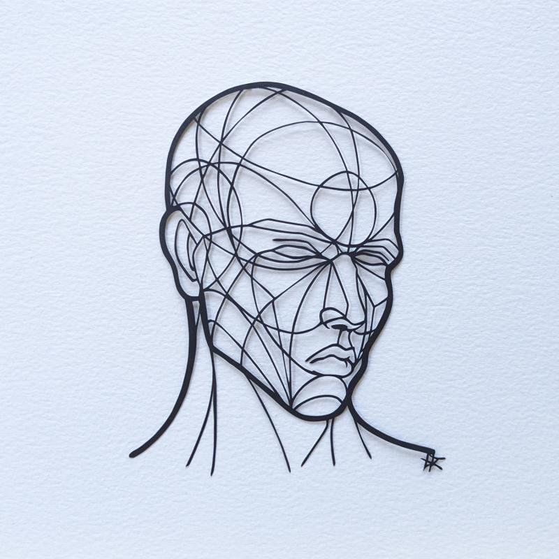 Painting Cogito Ergo Sum 2 by Atalanta Vanessa | Painting Paper