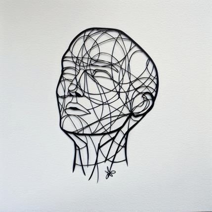 Peinture Cogito Ergo Sum 3 par Atalanta Vanessa | Tableau  Papier Portraits, Société