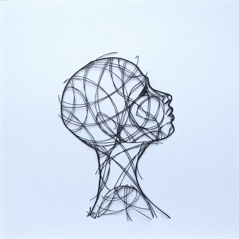 Pintura Tristesse por Atalanta Vanessa | Pintura Papel