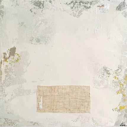 Pintura Petits messages cachés por Luz Alexandra | Pintura Abstracto Acrílico, Hoja de plata, Textil Iconos pop, Minimalista