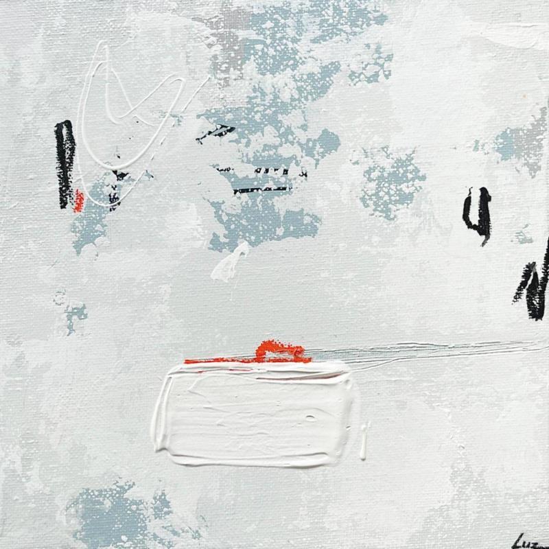 Peinture Le bel imprévu par Luz Alexandra | Tableau Abstrait Musique Acrylique Posca Pastel