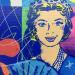 Painting Queen by Revel | Painting Street art Pop icons Acrylic Posca